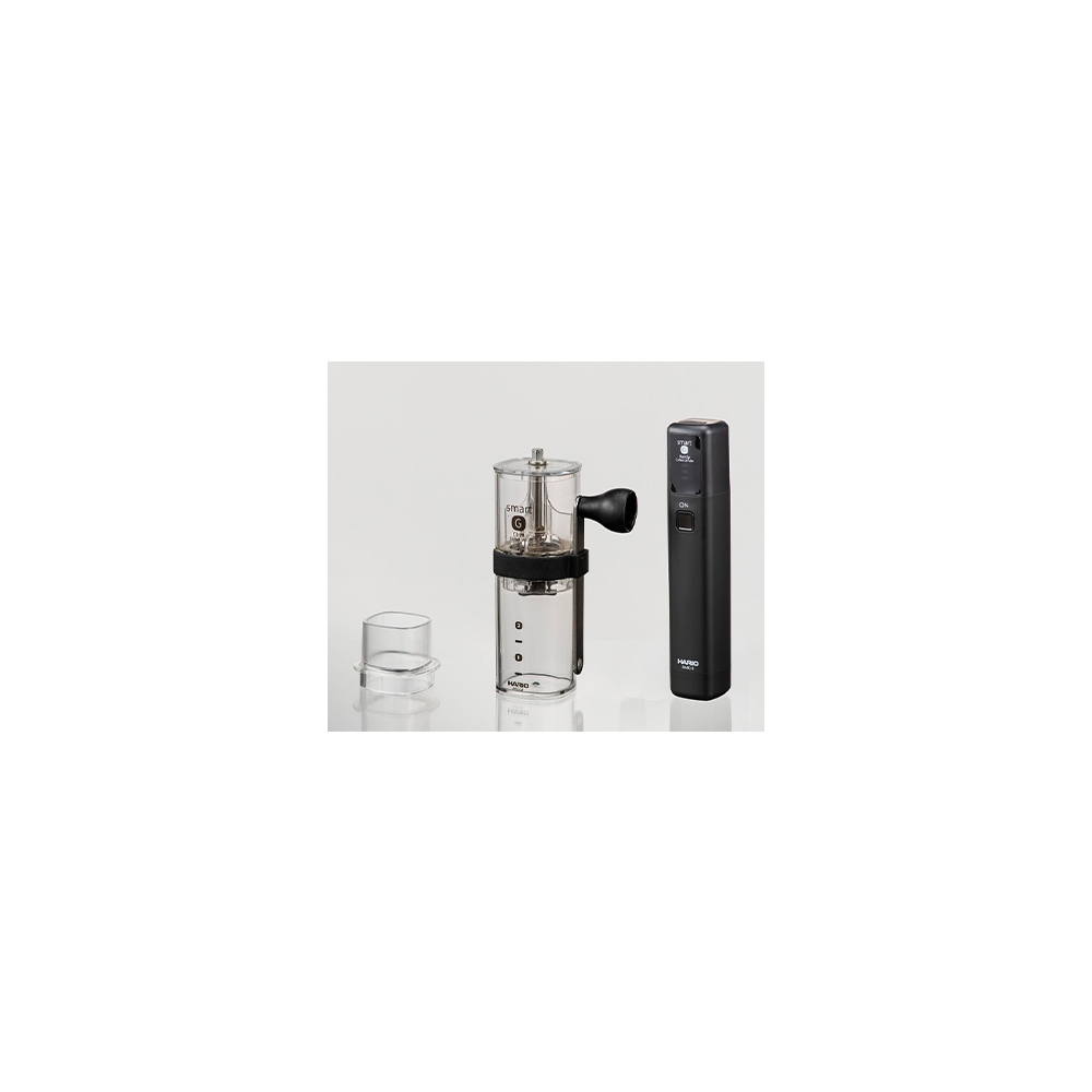 HARIO Smart G Handy Coffee Grinder 2-Way Electric and Hand-Milled EMSG-2B