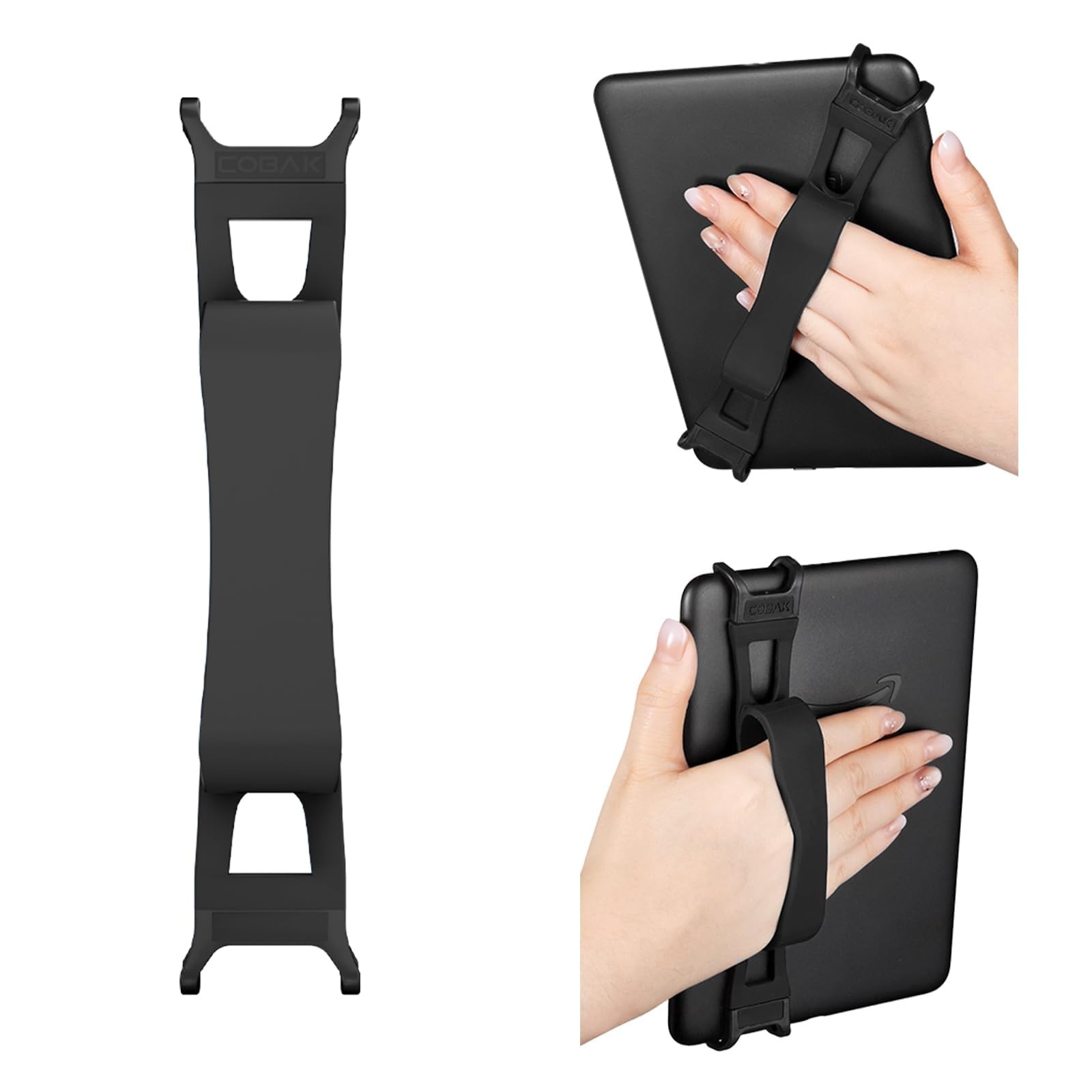 CoBak Hand Strap for 6-7" Kindle/Voyaga/Lenovo/Sony E-Book/Kindle Black