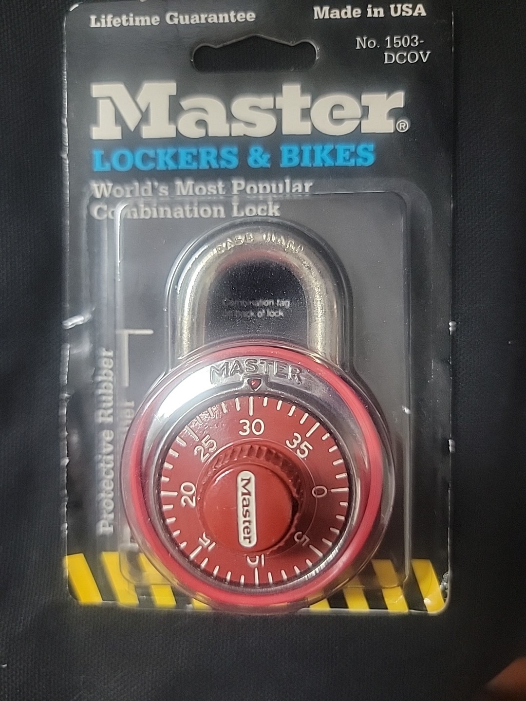 Master Lock Combination Padlock BLUE 1530DCOV- Security Bike Locker  NEW SEALED