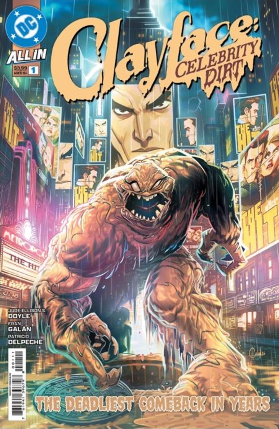 Clayface Celebrity Dirt #1 (Of 6) Pre-Sale 7/8