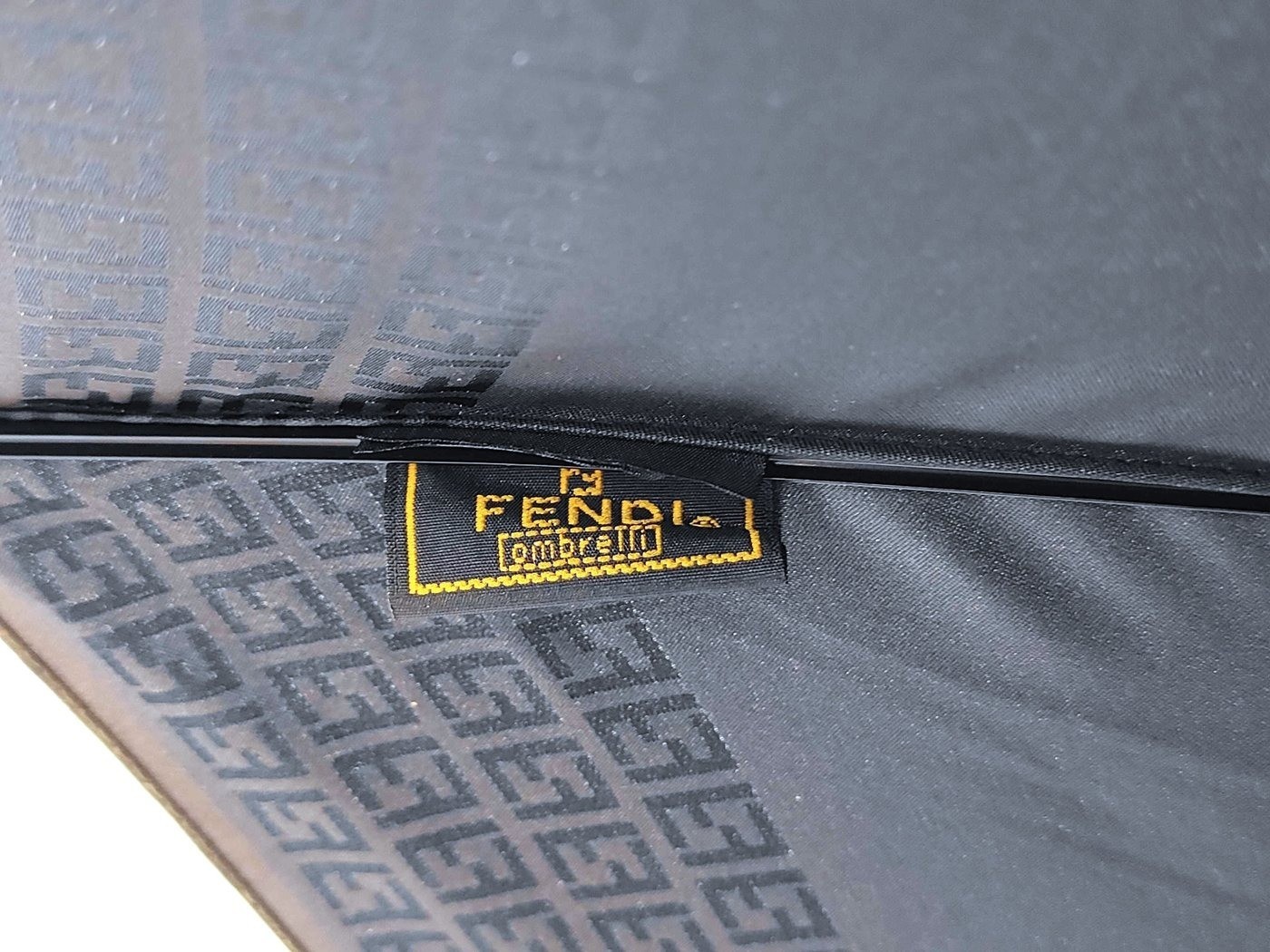 Fendi Zuccino FF Navy Blue Umbrella