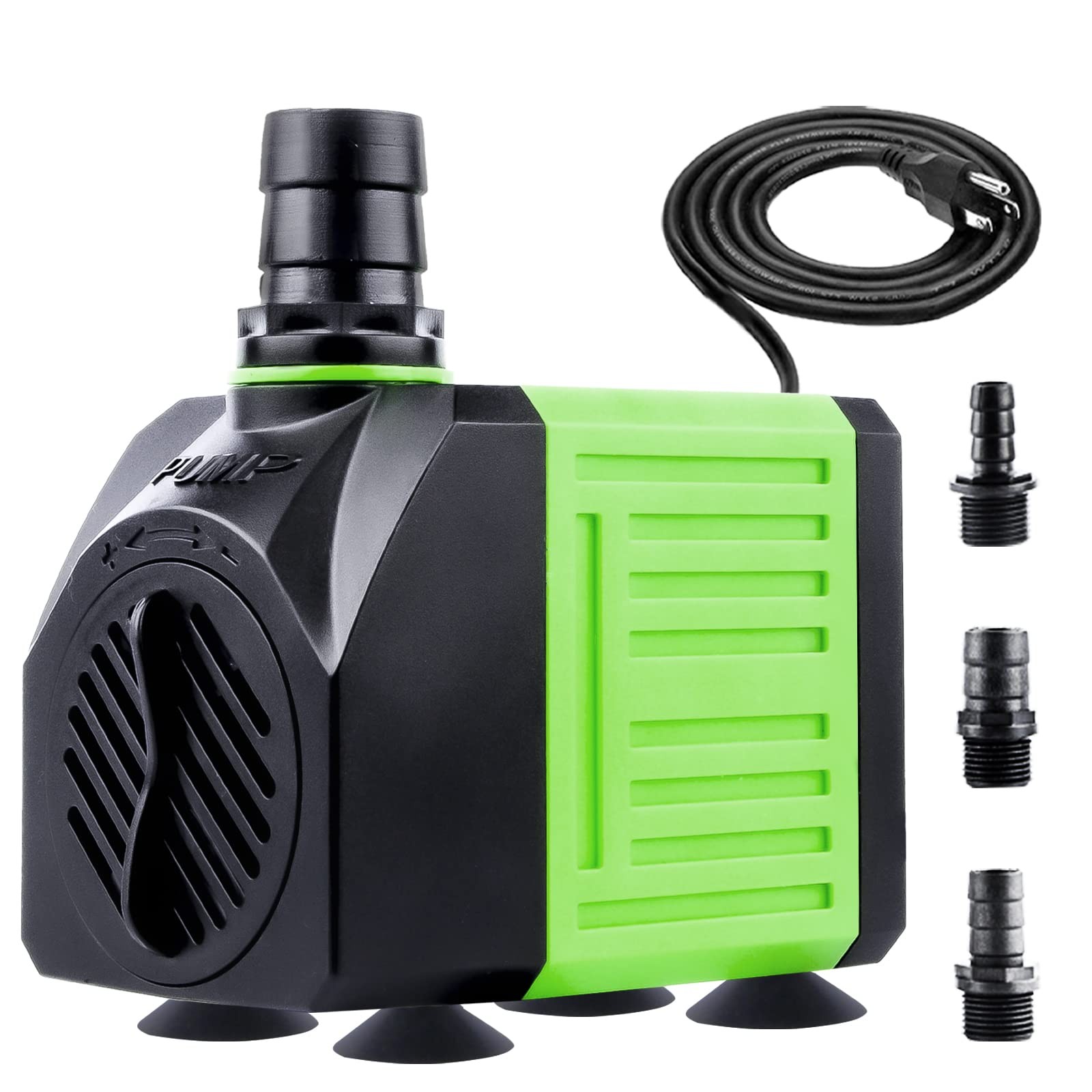Aysoner Submersible Fountain Water Pump: 550Gph 30W Adjustable Ultra Q