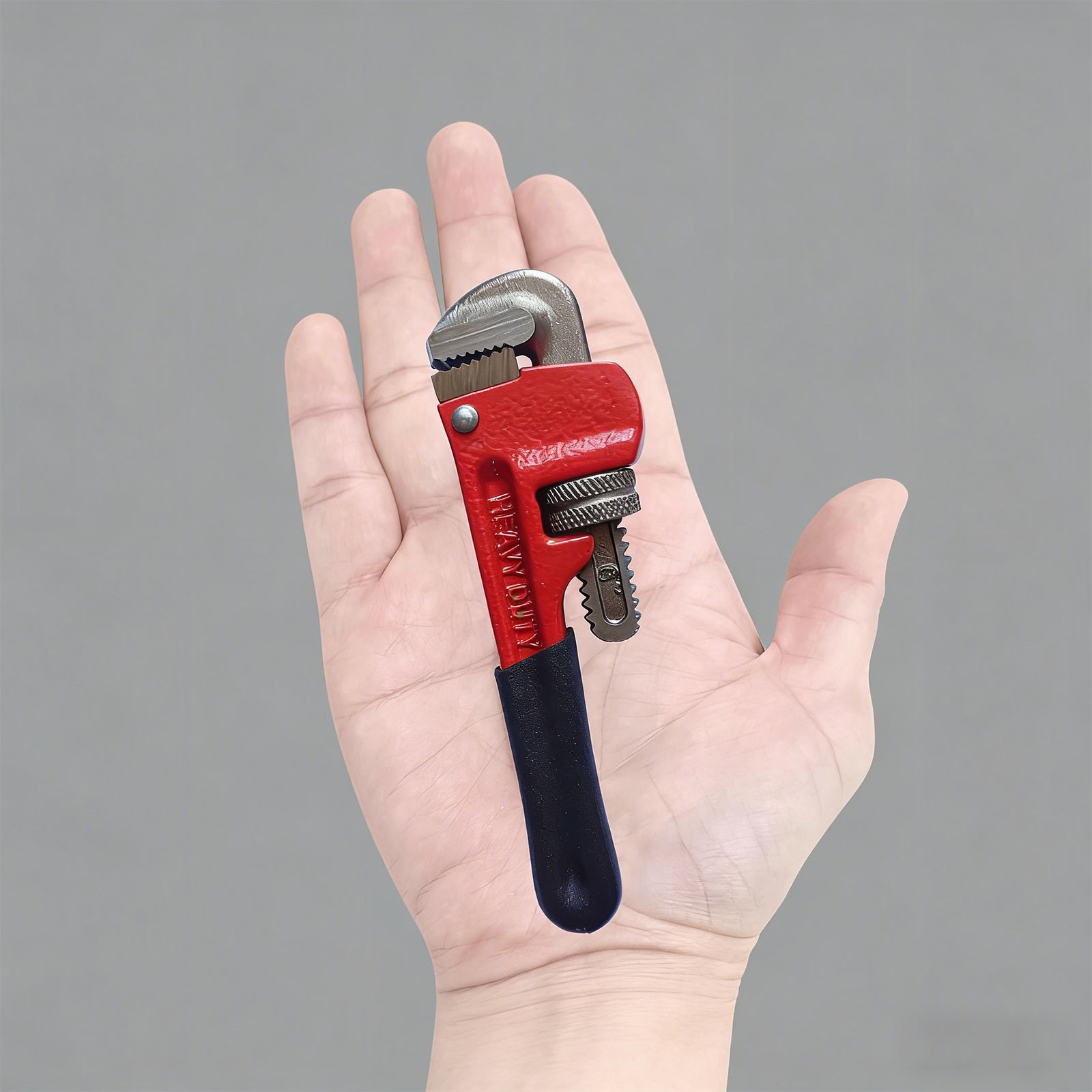 Small Pipe Wrench, 6 Inch Straight Adjustable Mini Pipe Wrench Heavy Duty for jK