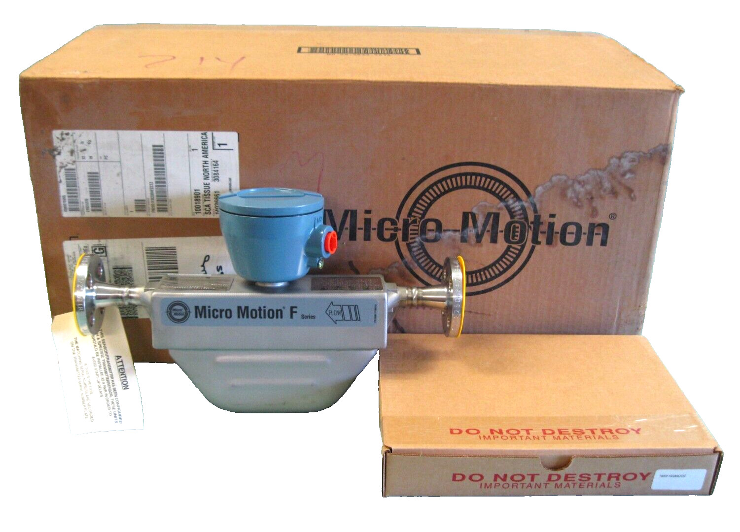1/2" 150# Micro Motion F025 S113CQBAEZZZZ Flow Sensor 700 Core Processor NEW R0