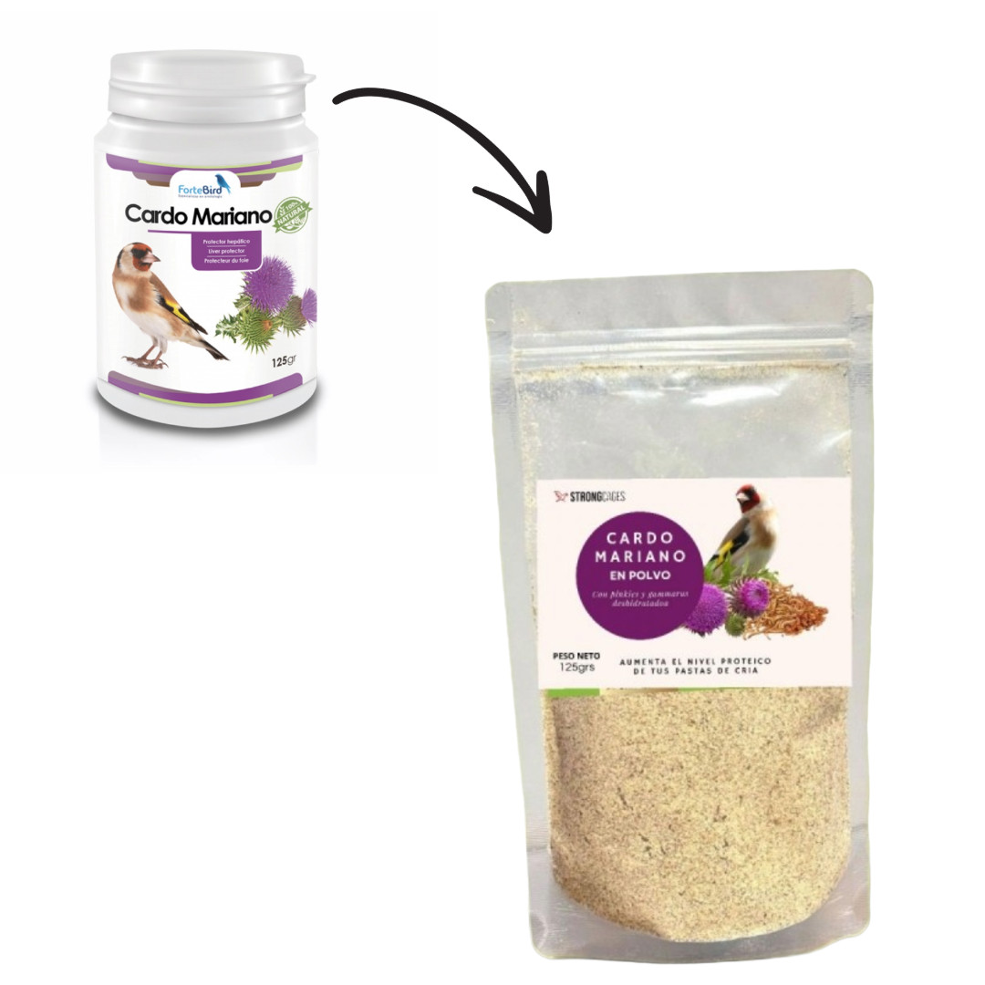 ForteBird Cardo Mariano Triturado 125g