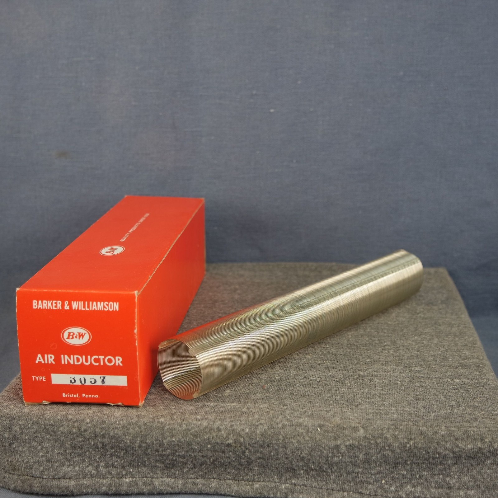 New B&W 3057 Tuner Coil 10" Long 1-1/2" Diameter (32 turns/Inch) 24 AWG 563 uH