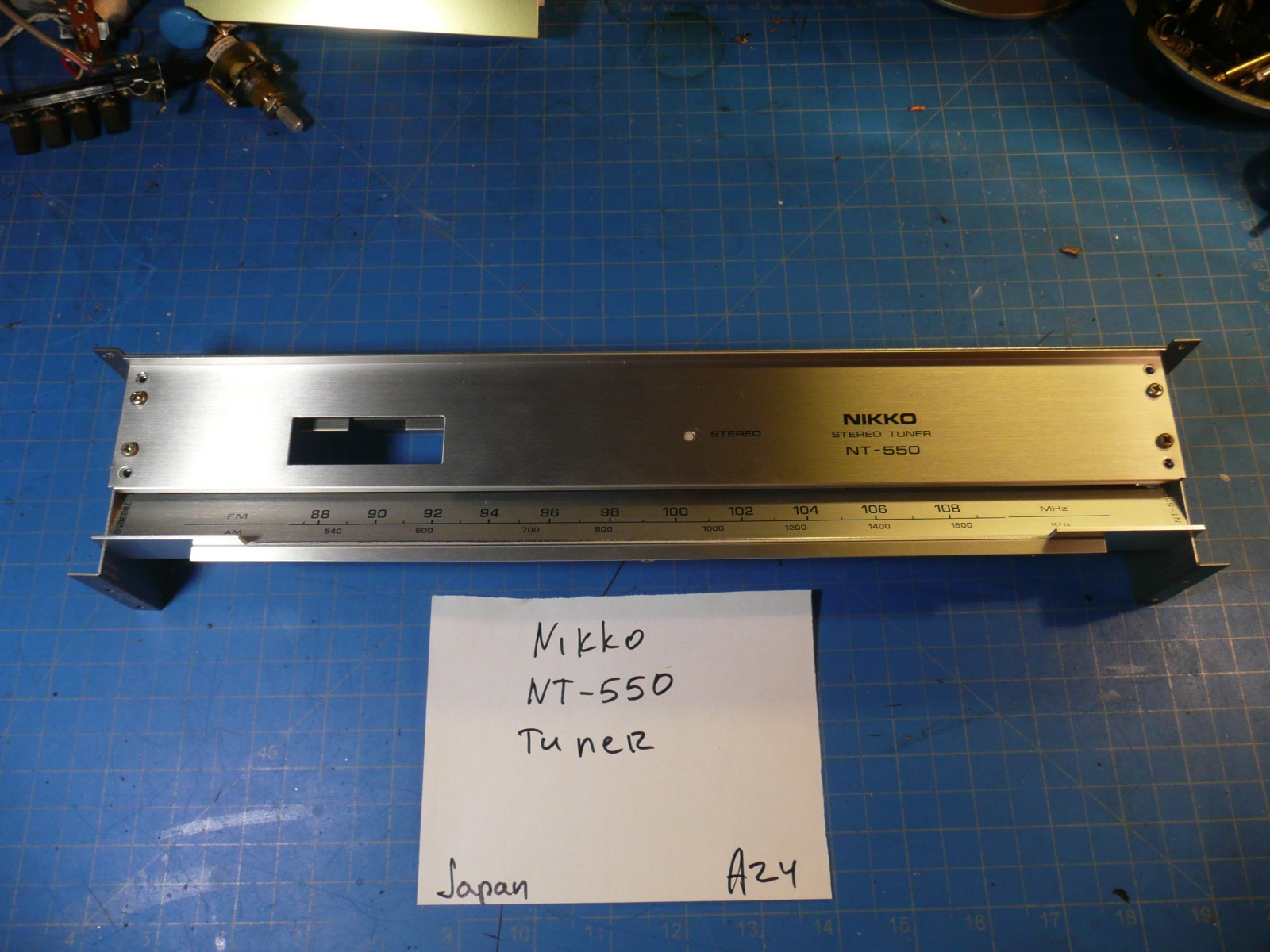 Nikko NT-550 Tuner Replacement Parts Tuning Dial Scale