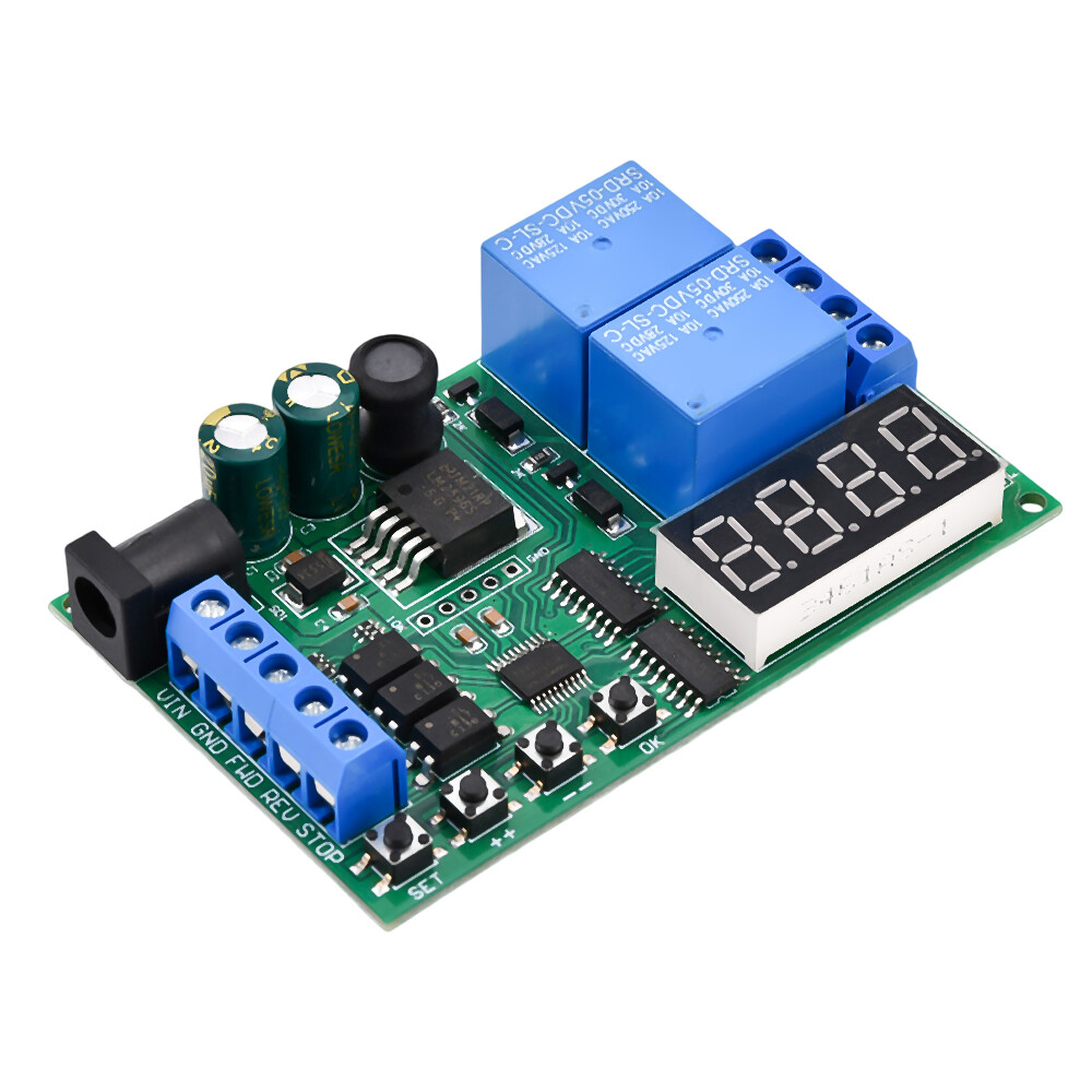 DC5-25V Cycle Delay Relay Module Motor Forward Reverse Start Stop Control Relay