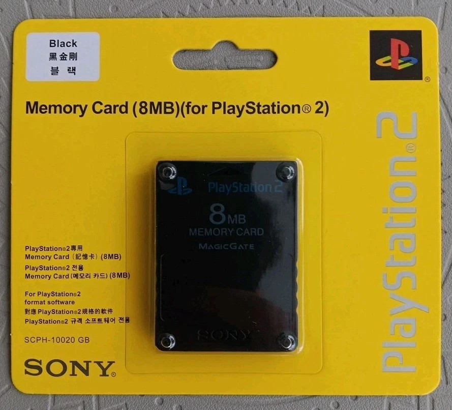Brand new Playstation 2 8MB Memory Card - Authentic OEM NOS Sealed