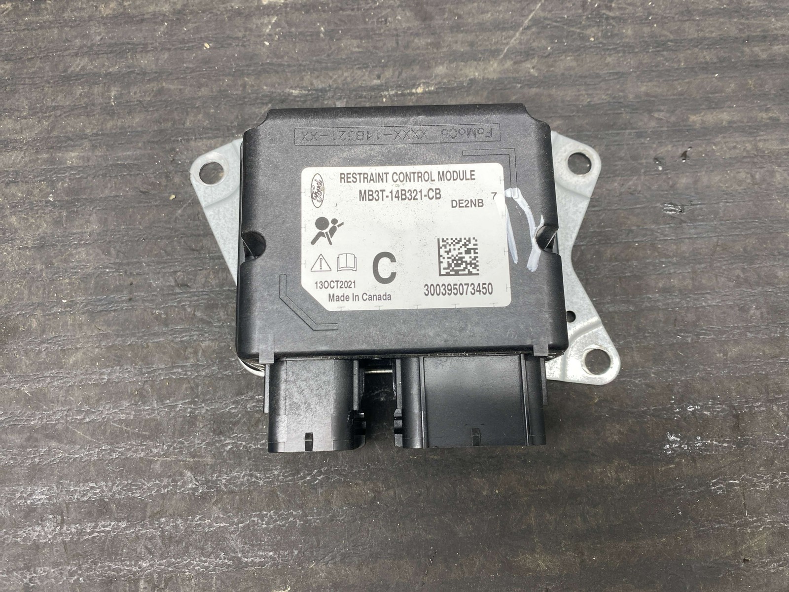 2021-2025 FORD BRONCO SAFETY RESTRAINT SRS BAG CONTROL MODULE UNIT MB3T14B321