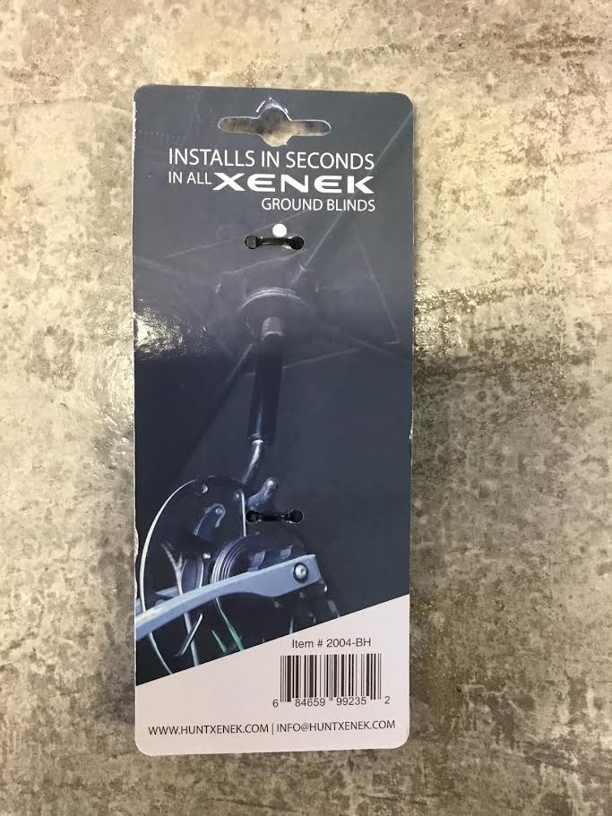 Xenek Bow Hanger Threads Into Xenek Ground Blind Hubs