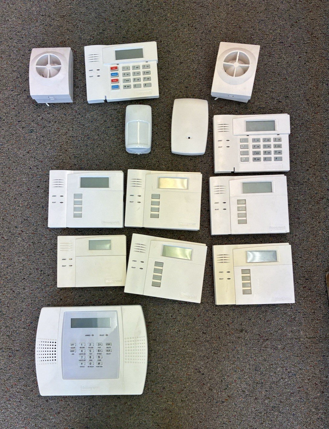 Large Lot Of Honeywell Vista Alarm Equipment