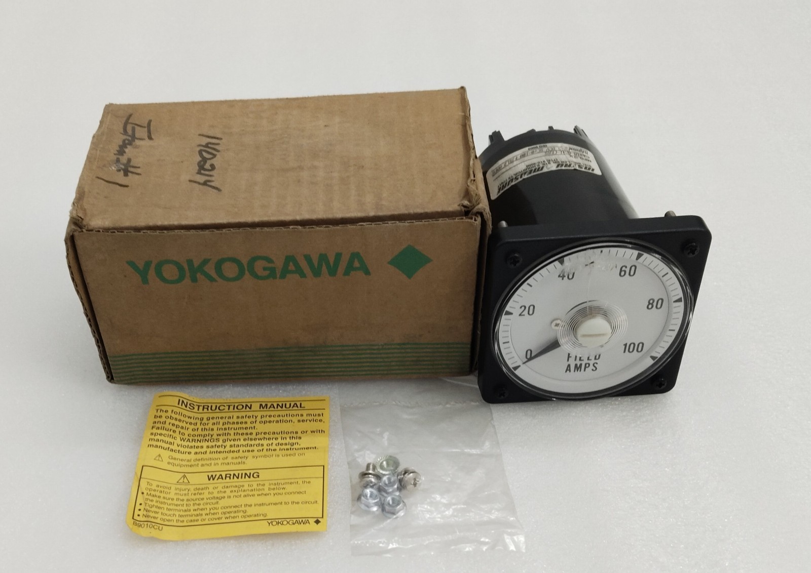 INSTRU MEASURE Yew IM-0001-LERS Feild Amps Meter 0-100 Yokogawa Analoge Meter