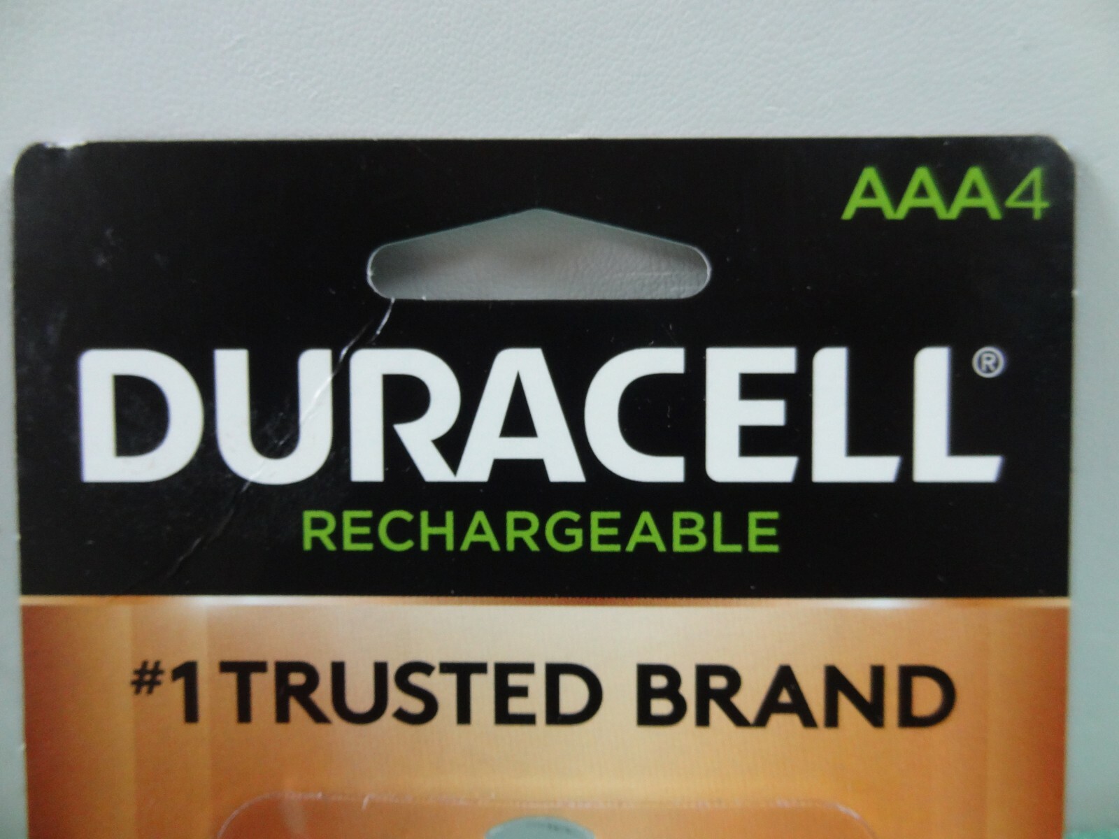 New Duracell AAA Rechargeable Batteries, AAA 4-Pack, 1.2V NiMH