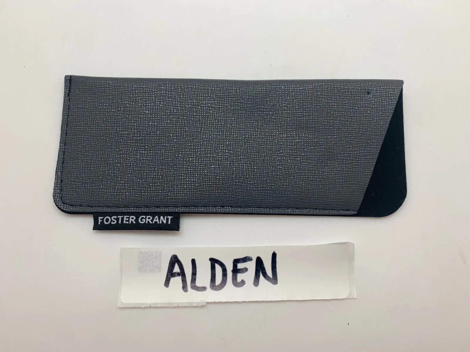 RT130 Foster Grant ALDEN Reading Glasses CASE ONLY Soft Sleeve Protective faux