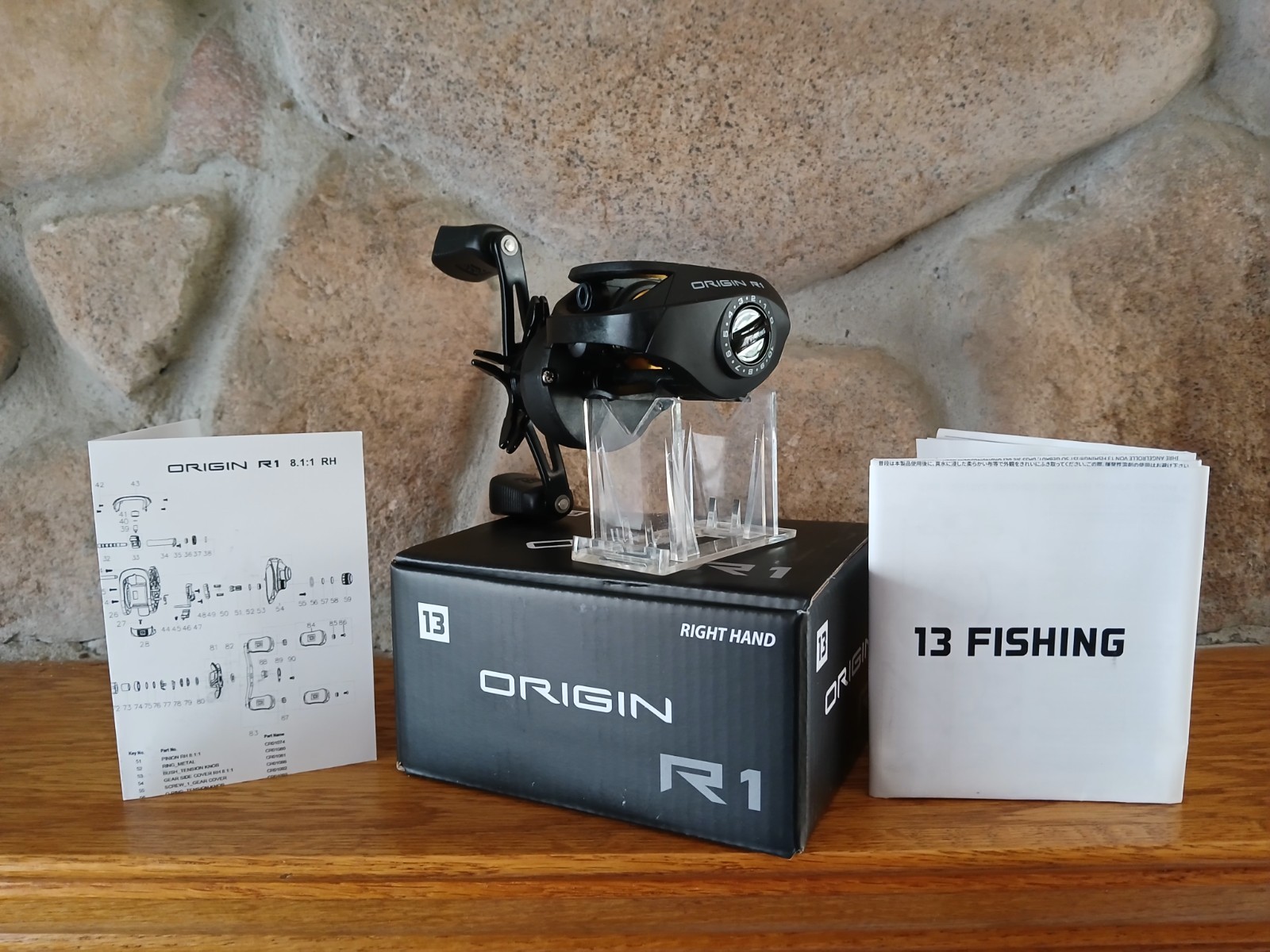 BASS FISHING ORIGIN R1 Baitcasting Level-wind 13 Fishing Reel 8.1:1 Gear Ratio