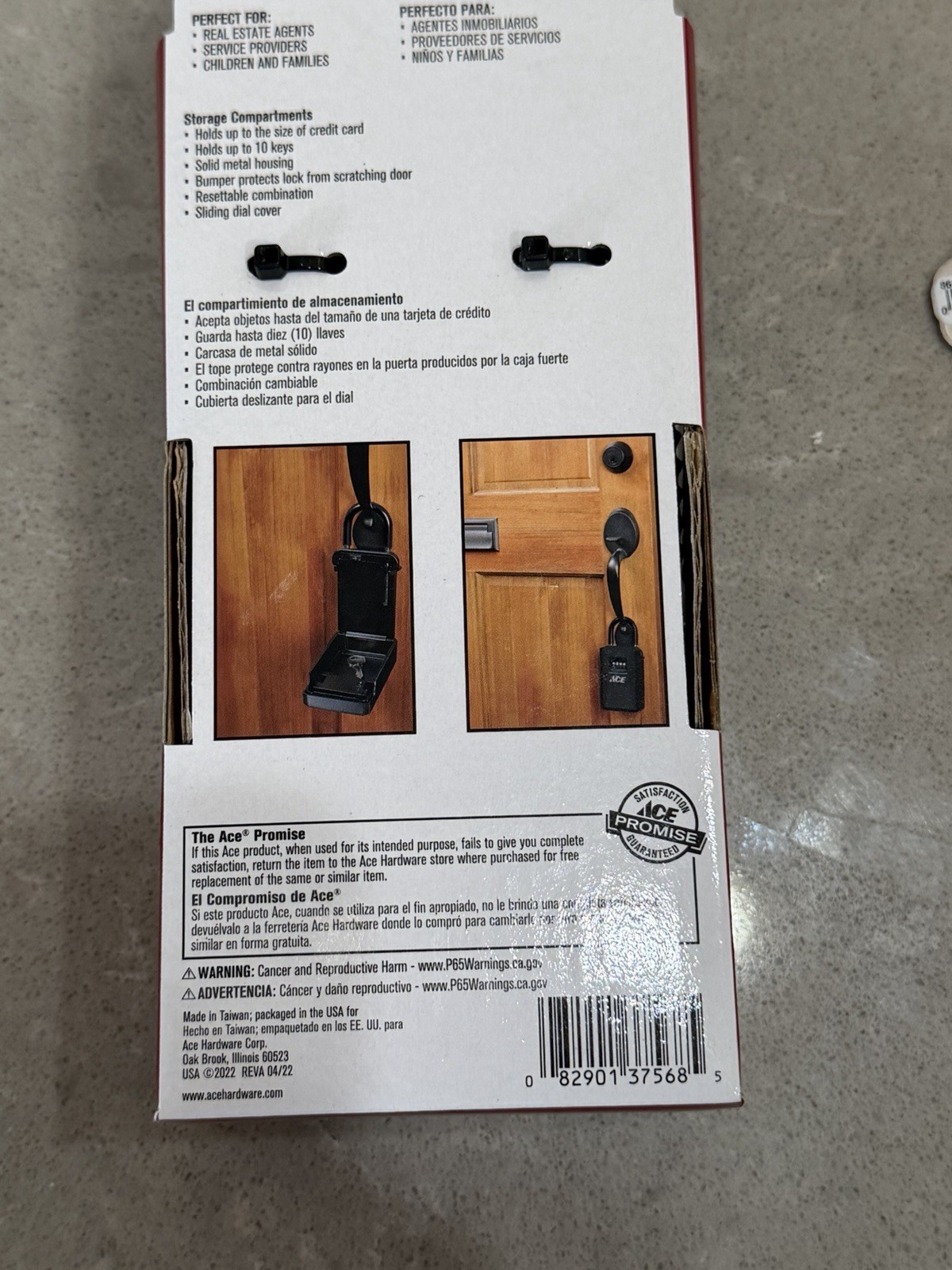 Ace Key Storage Lock Box 5037307