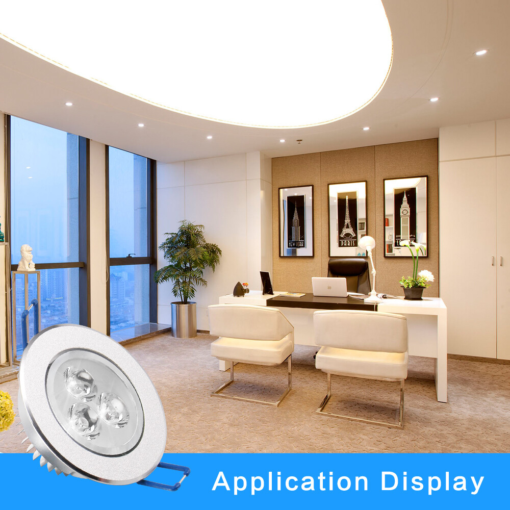 10/12pc 3W/5W LED Downlight Dimmable Spot Panel light Recessed Ceiling Lamp 110V