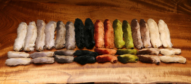 Hareline Dubbin - Snowshoe Rabbit Feet