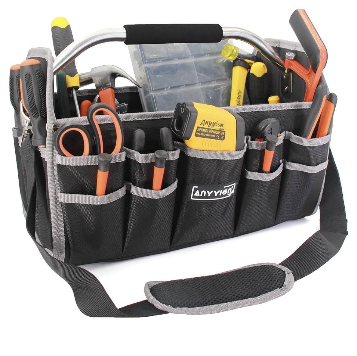 Anyyion 17-Inch Tool Bag Tool Tote Electrical and Maintenance Tool Carrier New