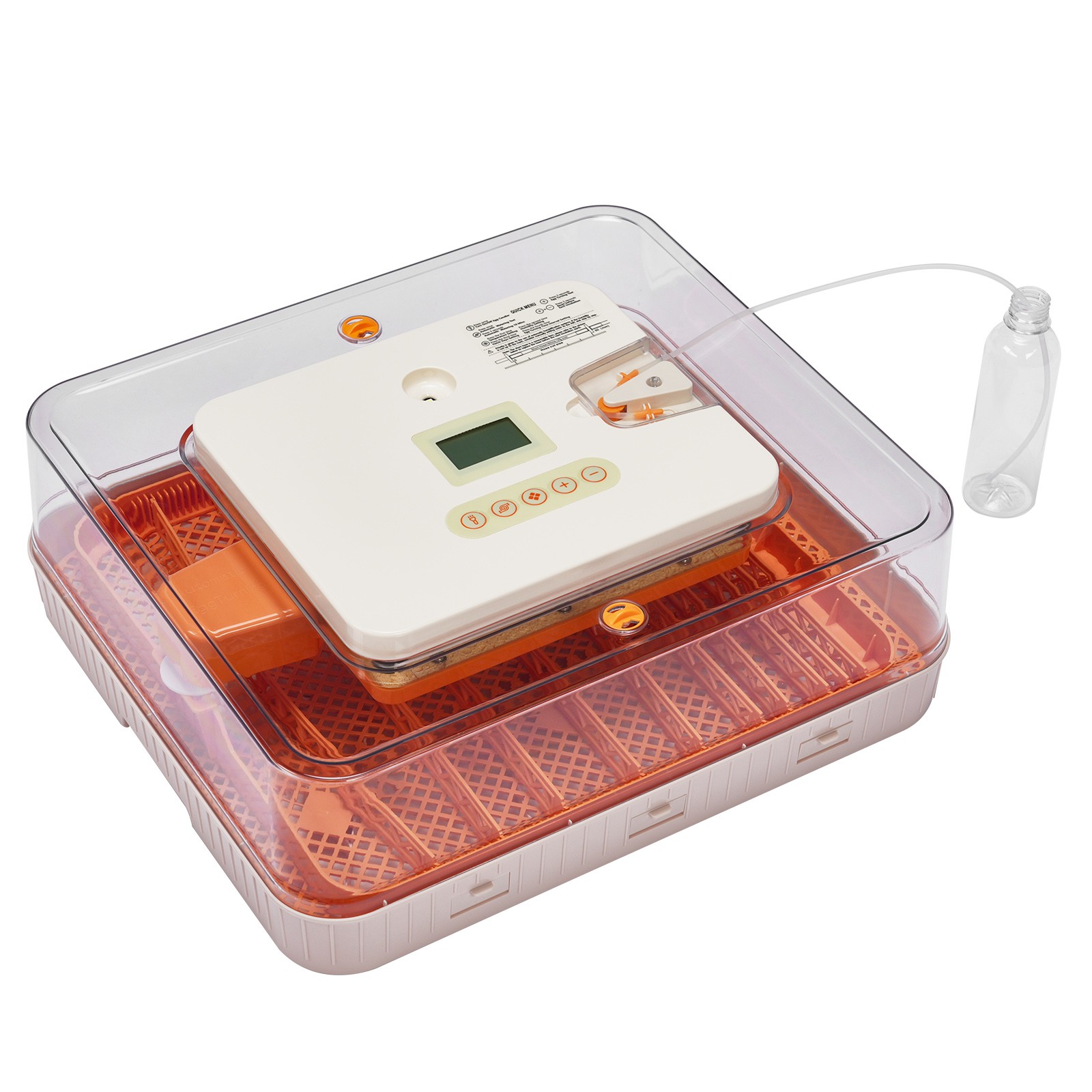 56-Egg Automatic Incubator Auto Temp Humidity LED Egg Candler US Plug 110V