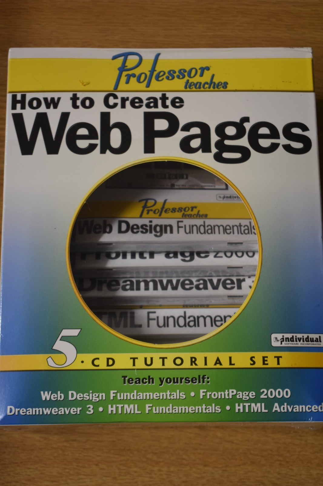Professor Teaches~How To Create Web Pages~ 5 CD Tutorial Set