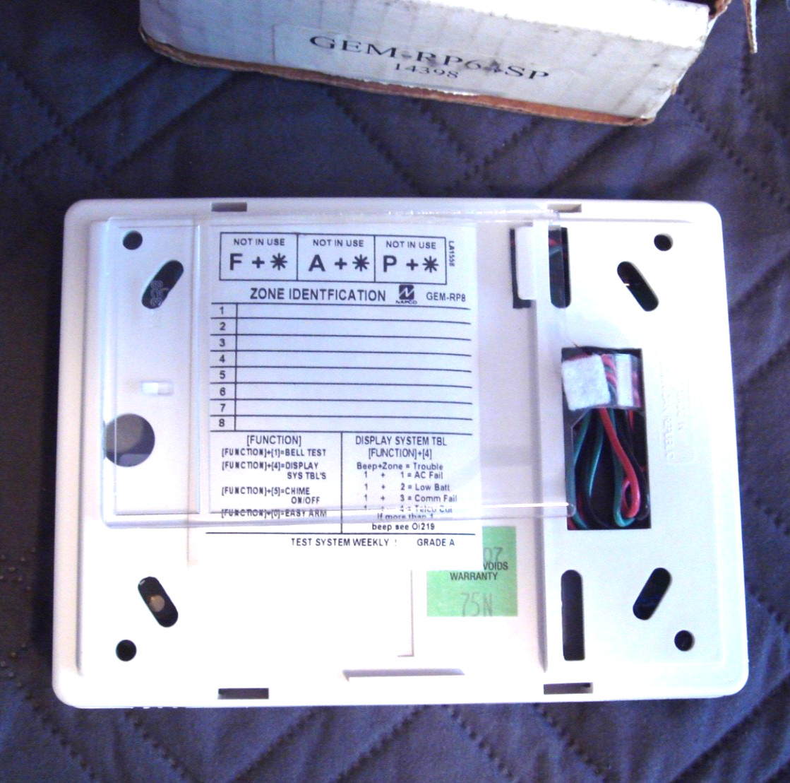 computerized security system gem-rp64sp NEW OLD STOCK