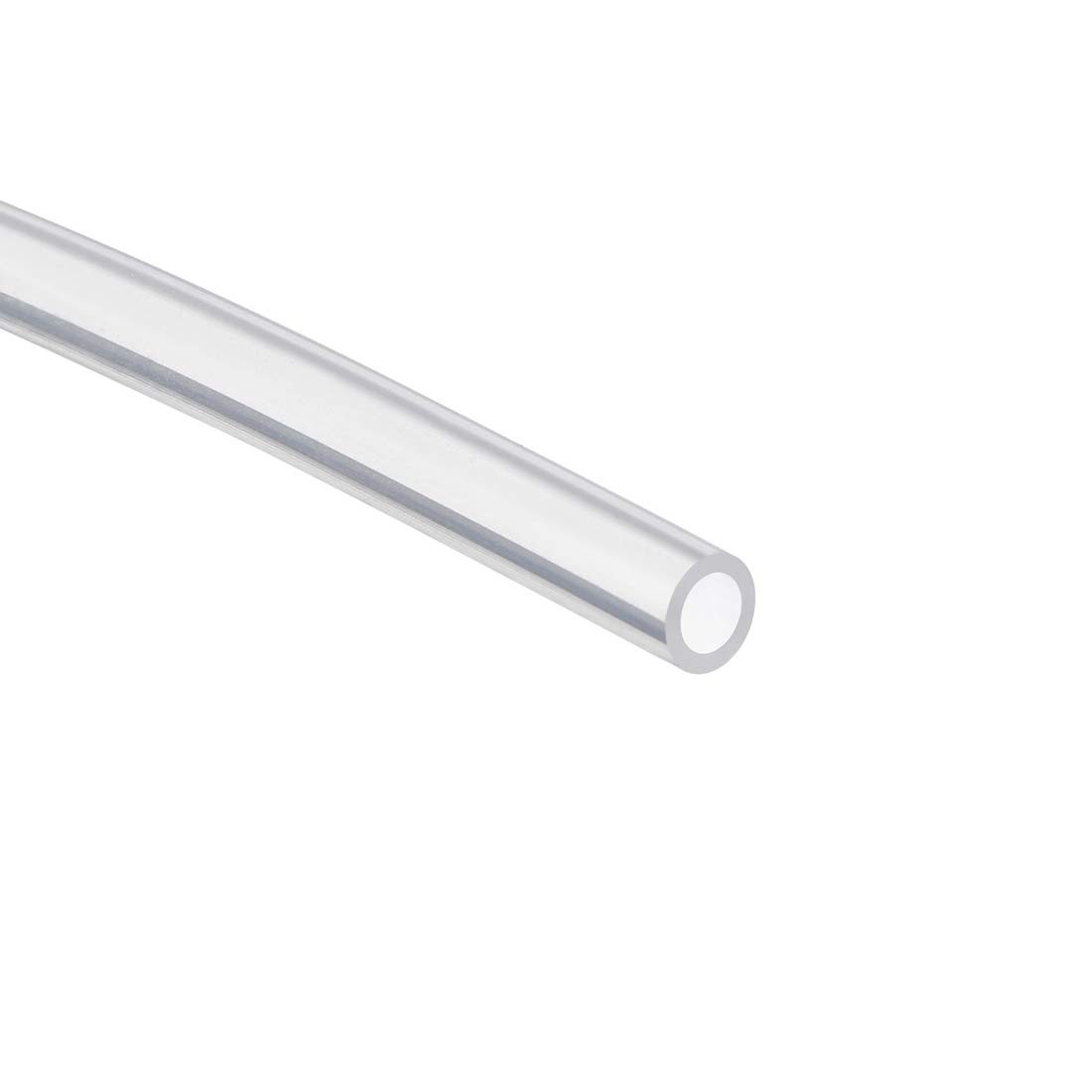 uxcell Silicone Tubing 1/8"(3mm) ID x 3/16"(5mm) OD 3mm x 5mm, Clear