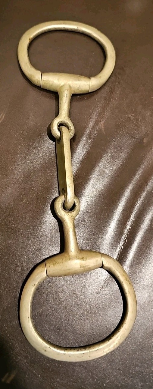 Dr. Bristol Used Egg Butt Snaffle. 4 3/4" Mouth English Bit