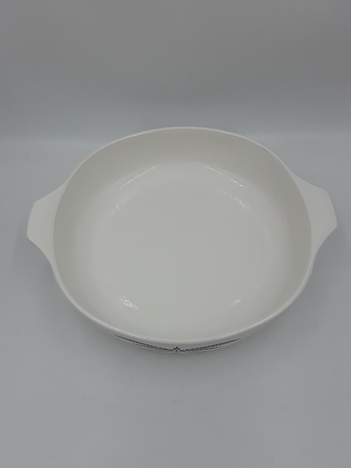 Anchor Hocking Cookware BLACK WHEAT design 9" round square casserole dish