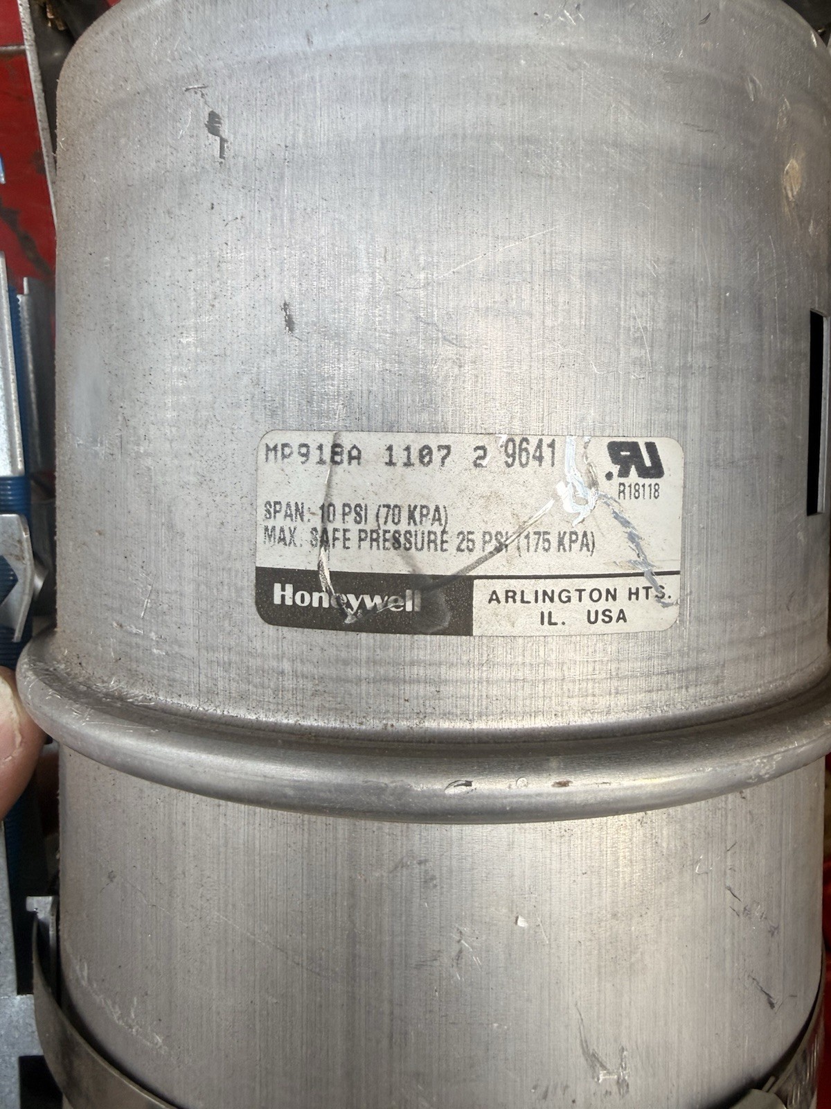 Honeywell MP918A 1107 2 9641 Pneumatic Damper Actuator