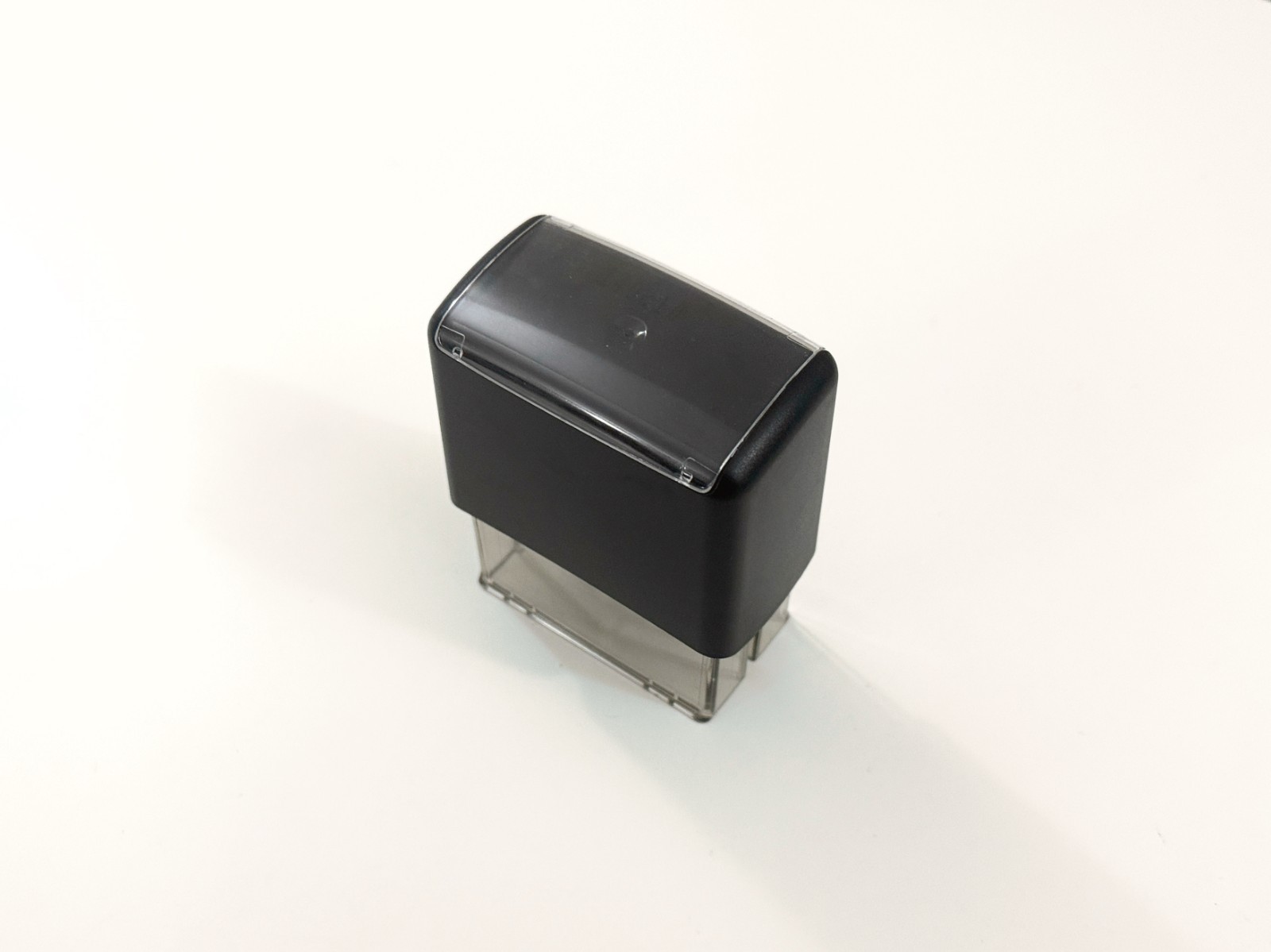 Blank Large Self-Inking Stamp in Black Ink