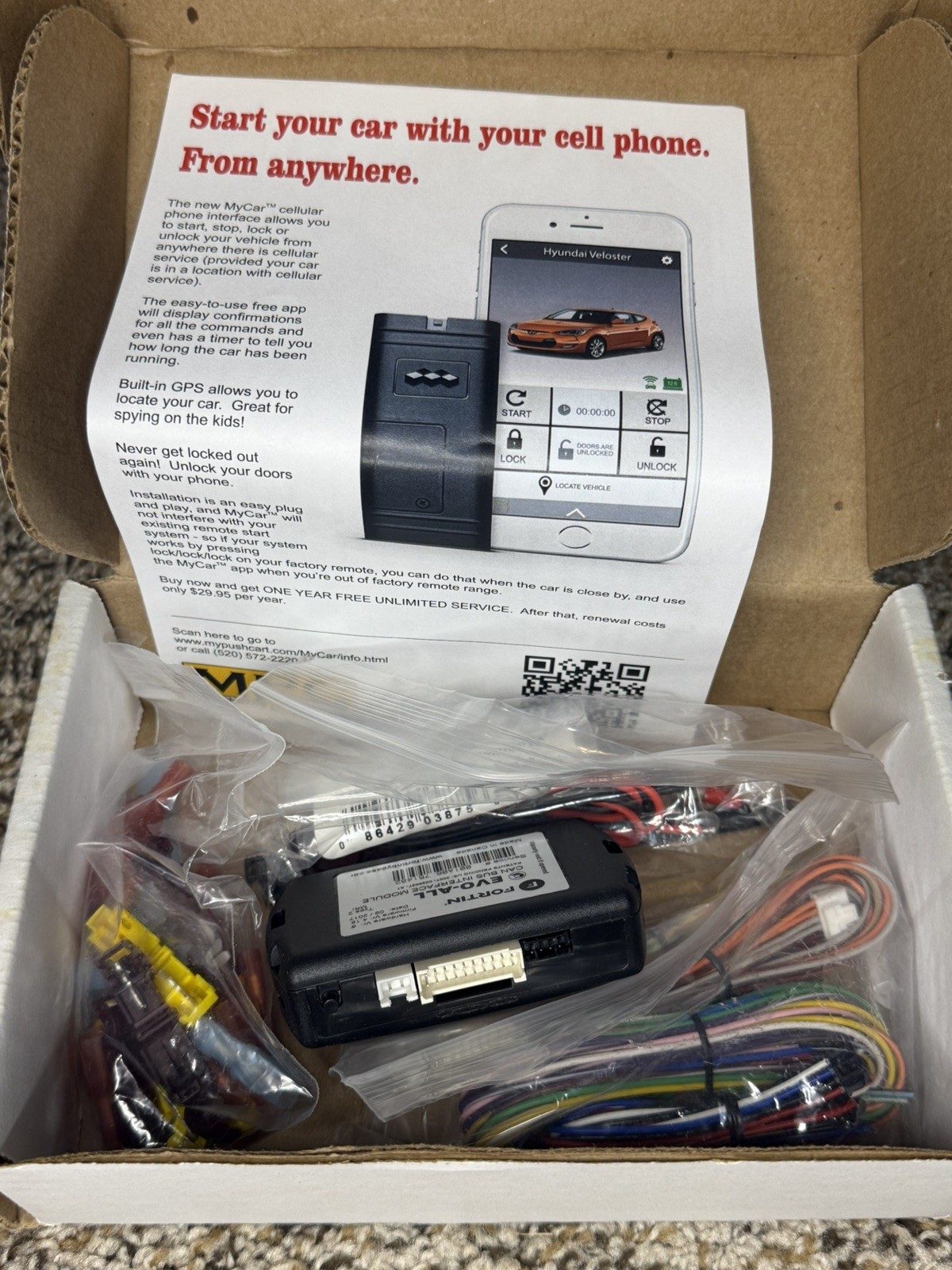 Remote Activated Remote Start Kit For 2008-2013 Toyota Highlander