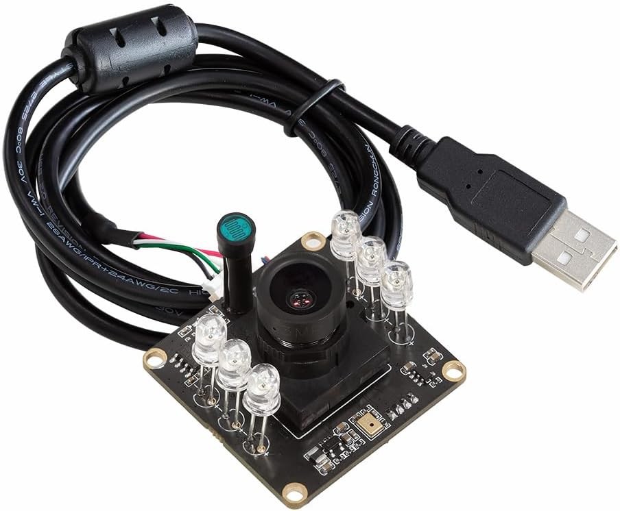 1080P Day & Night Vision USB Camera for Computer, 2MP Automatic B0205