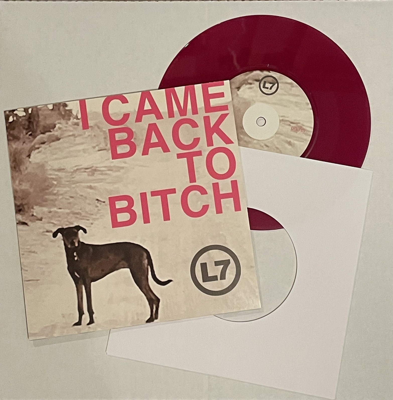 L7 - I Came Back To Bitch 2018 Purple Vinyl Record