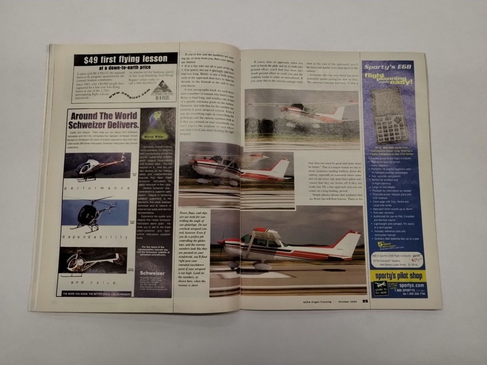 AOPA Flight Training Magazine October 2003-Original