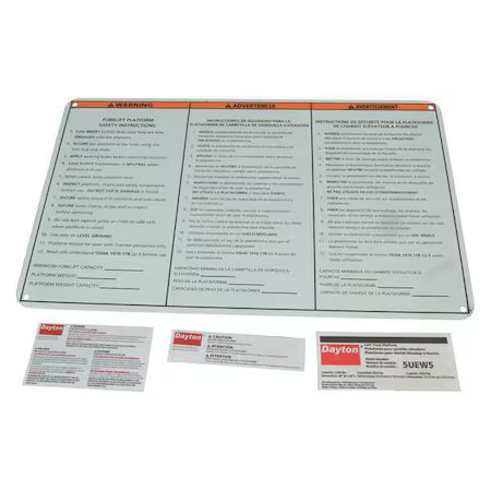 Dayton Mhw5lg Identification Label Kit