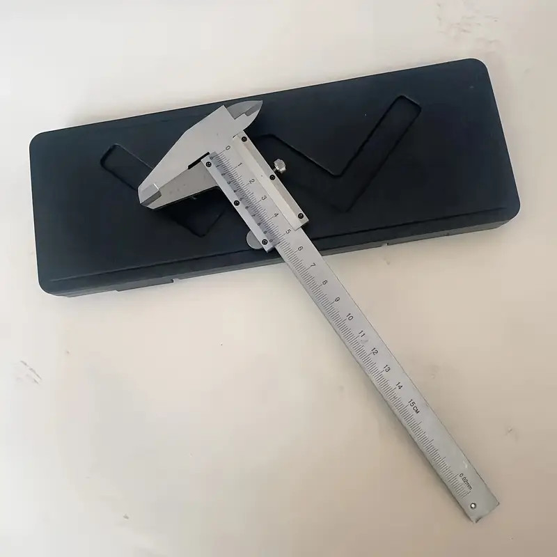 Mechanical Analog Vernier Caliper 6” Dual Scale