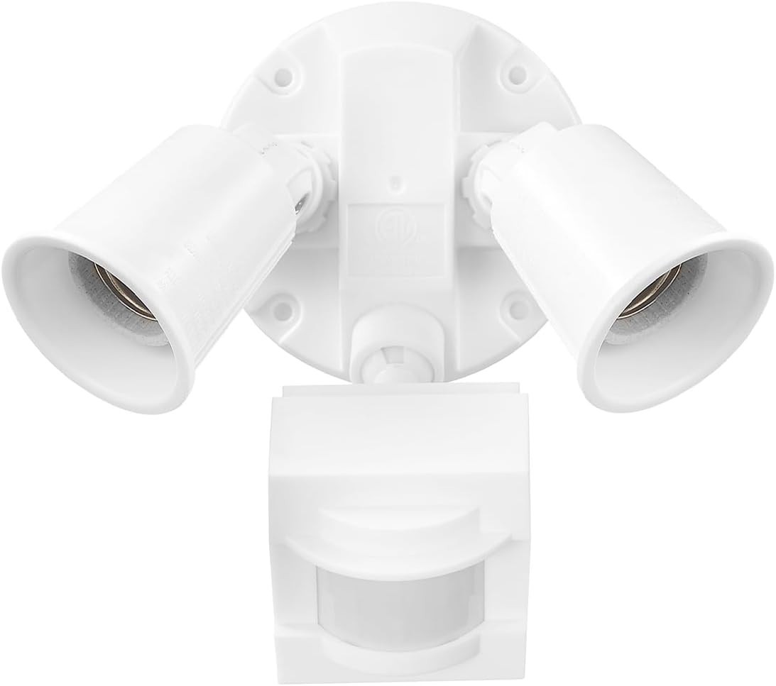 HZ-5411-WH Heavy Duty Motion Sensor Security Light, White