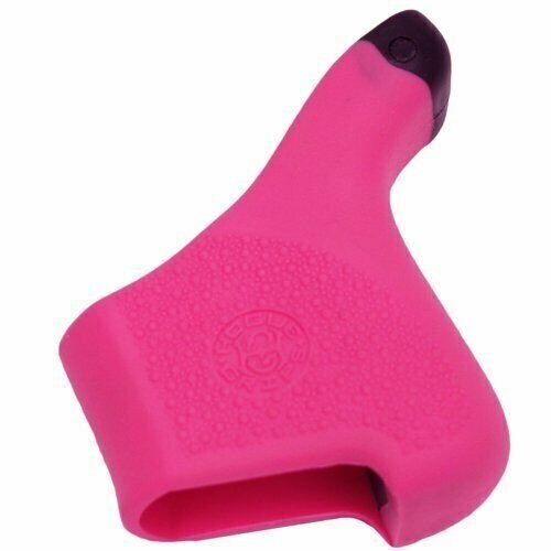 Hogue 18107 HandAll Hybrid Grip Sleeve Ruger LCP Textured Pink Rubber