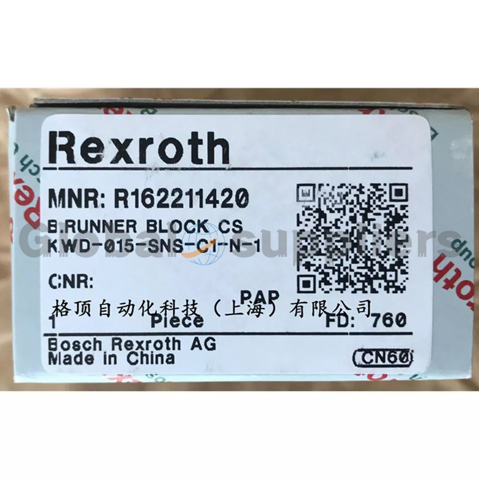 New in box Rexroth R162211420 Linear Guide Slider
