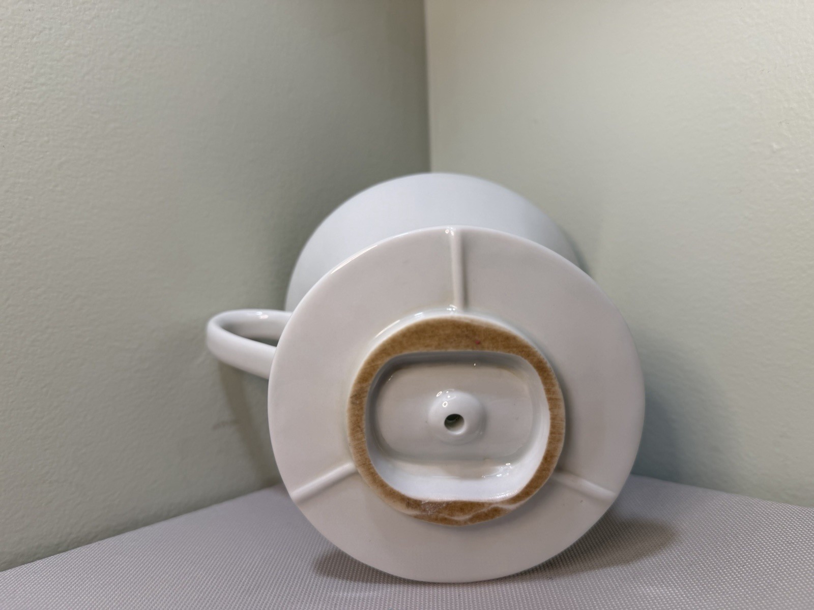 Melitta Cream White Porcelain Pour Over Coffee Filter One Hole