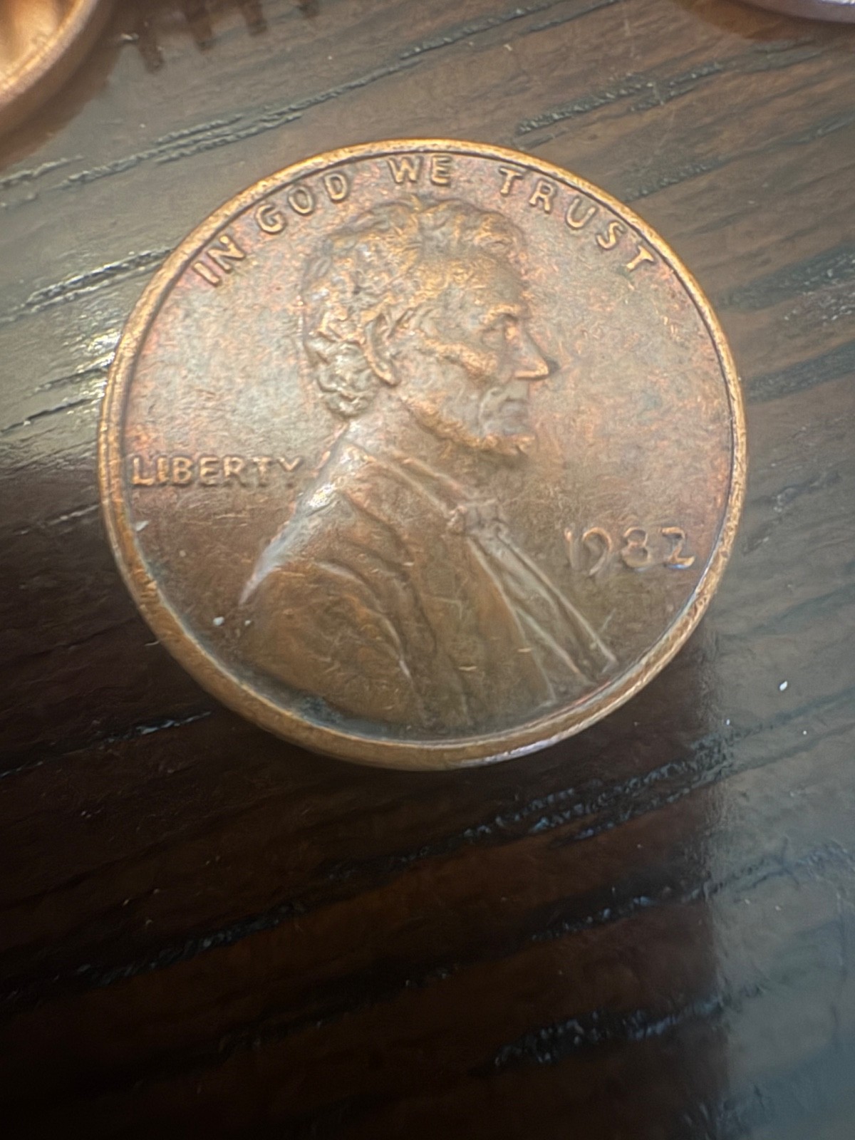 1982 small date copper 3.1 no mint mark
