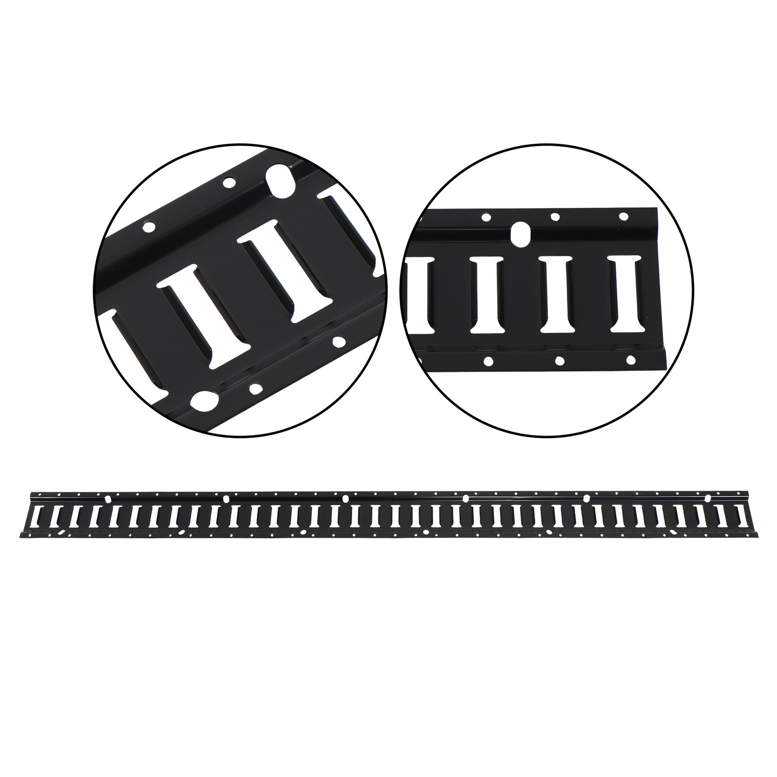 LABLT Heavy Loads Secure Cargo 8 Pcs 6' E Track Tie Down Enclosed Trailer Black