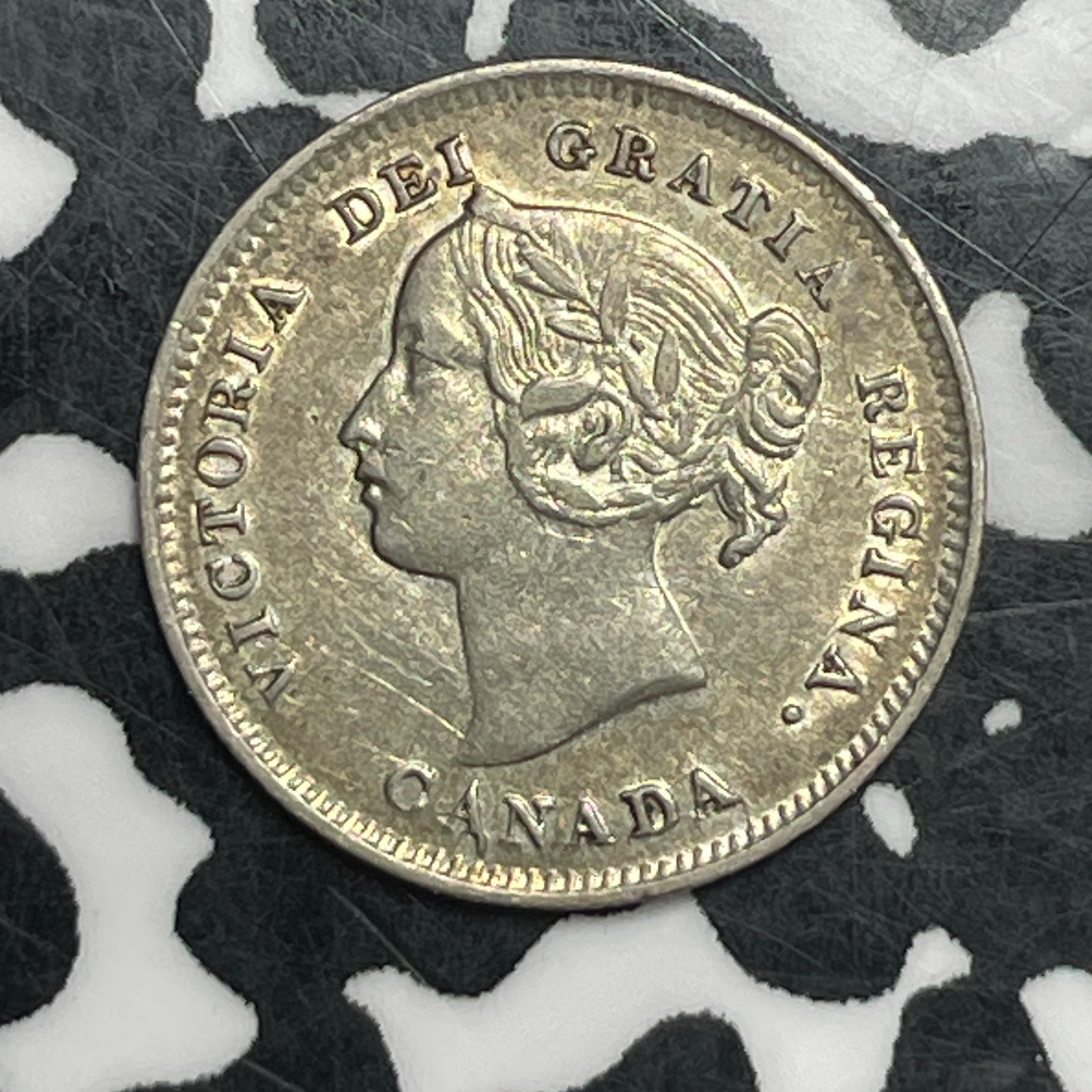 1897 Canada 5 Cents Lot#JM9504 Silver! Nice!
