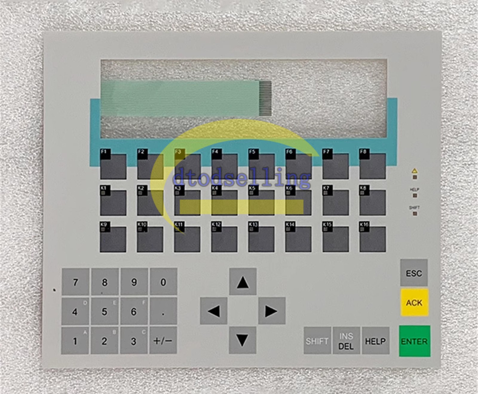 For Siemens SIMATIC Panel 6AV3617-1JC00-0AX1 OP17 Membrane Keypad