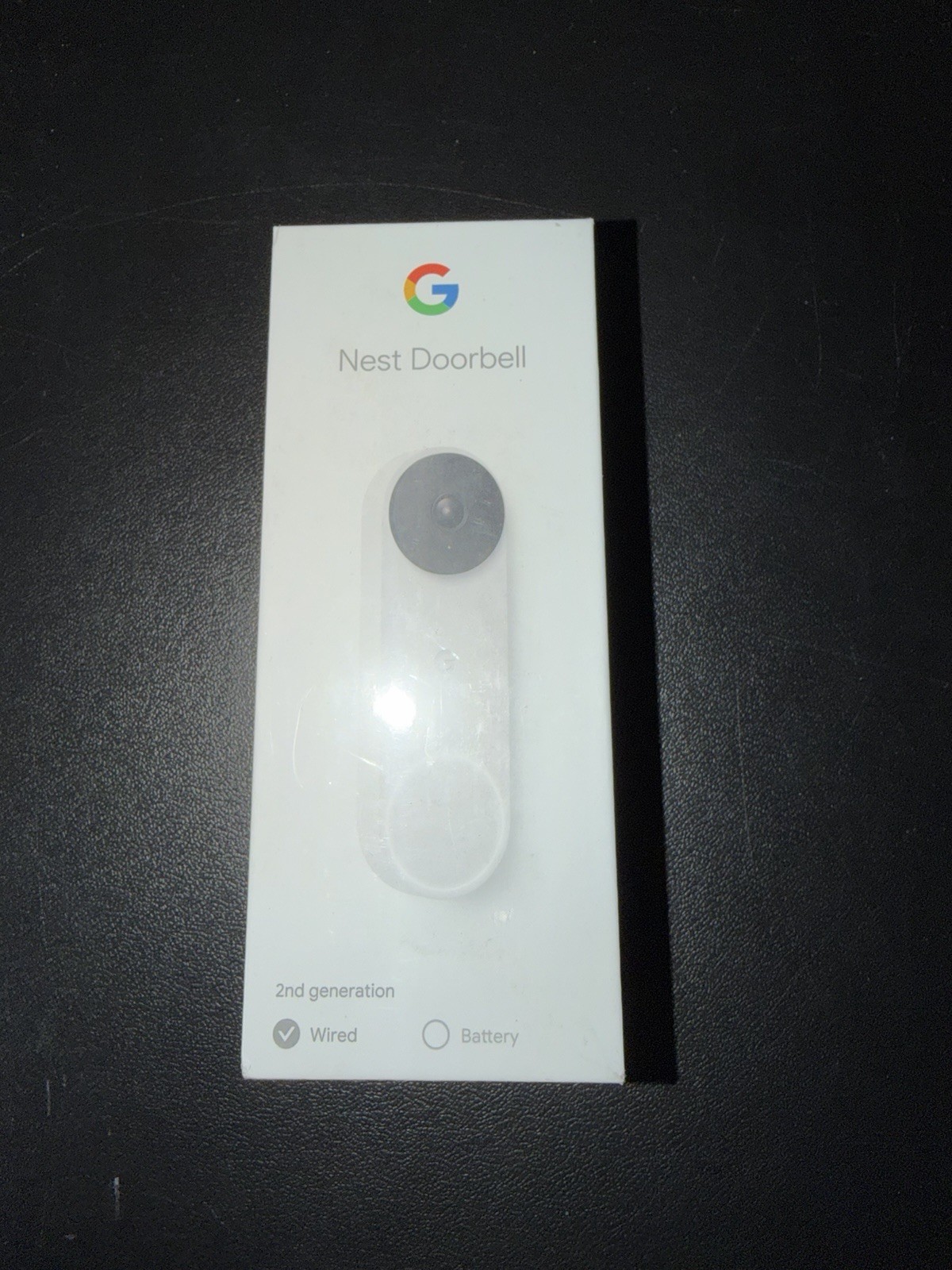Google Nest Doorbell 2nd Generation Wired (GA02767-US) White/Snow NEW!