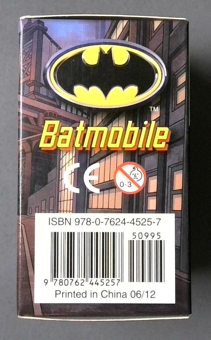 Batman Mega Mini Kits Batmobile and Mini Book 1st Printing - Running Press 2012