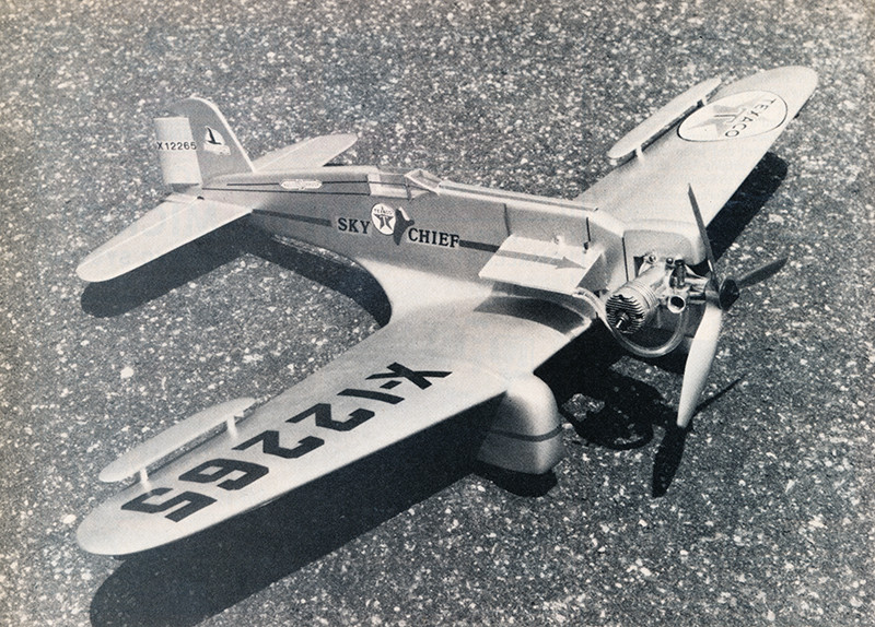Model Airplane Plans (UC): Northrop Gamma 30" Scale .15-.29 Engines (Musciano)