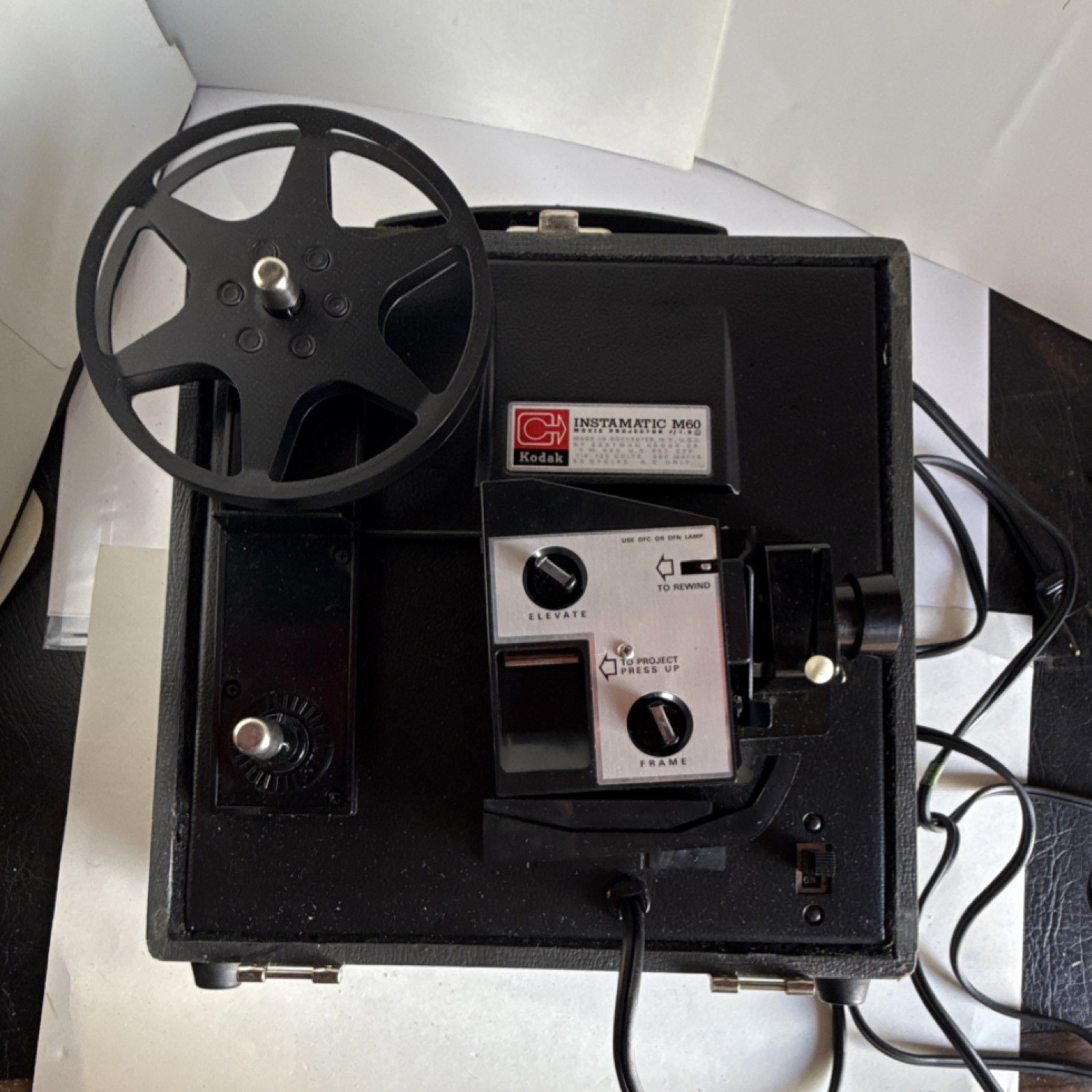 Kodak Instamatic M60 8mm Movie Projector with Case